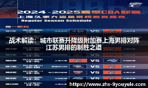 战术解读：城市联赛升降级附加赛上海男排对阵江苏男排的制胜之道